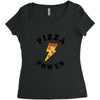 Pizza Power Women's Triblend Scoop T-shirt
