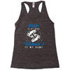 Pop is my Name Fishing Is My Game Racerback Tank