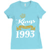 kings are born in 1993 Ladies Fitted T-Shirt