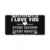I Love You Grandpa License Plate