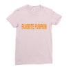 favorite pumpkin Ladies Fitted T-Shirt