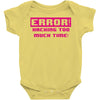 hacking error Baby Onesie