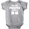 This Girl Pooped Today Baby Onesie