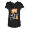 but first pumpkin space latte Maternity Scoop Neck T-shirt