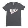 shhh nobody cares Ladies Fitted T-Shirt