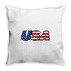 usa 3 Throw Pillow
