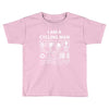 I Am A Cycling Man white letter Toddler T-shirt
