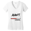 aunt loading Women's V-Neck T-Shirt