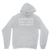 i'd flex but i like this shirt Youth Hoodie