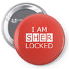 i am sherlocked Pin-back button
