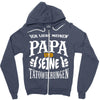 papa   tatowierungen Zipper Hoodie