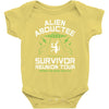 alien abductee survivor tour ufo nerd geek comic funny Baby Bodysuit