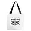 angry beaver Tote Bags