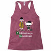 pinkman and the heisenbrain Racerback Tank