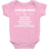 Capricorn Woman Baby Onesie
