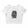 owl on athletic Crop Top