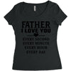 I Love You Father Women's Triblend Scoop T-shirt