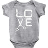 shear love Baby Bodysuit