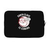 santa claus is coming Laptop sleeve