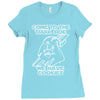 come to the dark side we have cookies funny Ladies Fitted T-Shirt