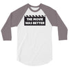 bustedtees 3/4 Sleeve Shirt