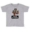 groot grow strong galaxy gym fitness mashup Toddler T-shirt