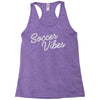 soccer vibes Racerback Tank