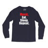 Music Eat Sleep Repeat Long Sleeve Shirts