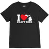 ladies i love michigan craft beer V-Neck Tee