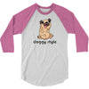 doggy style 3/4 Sleeve Shirt