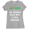 July Girls Ladies Fitted T-Shirt