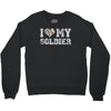 i love my soldier hunter camouflage Crewneck Sweatshirt