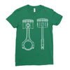 sketch of piston 2 Ladies Fitted T-Shirt