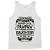 Super Cool Pawpaw Of A Freaking Awesome Daughter Tank Top