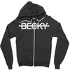 not becky Zipper Hoodie