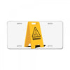 caution bananas License Plate