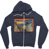 Edvard Munch Skrik Zipper Hoodie