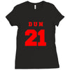 DUN 21 Ladies Fitted T-Shirt