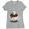 marshmallow man Ladies Fitted T-Shirt