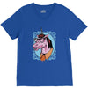 unicorn nerd graphic V-Neck Tee