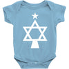 chrismukkah tree christmas Baby Onesie