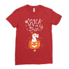 trick or treat Ladies Fitted T-Shirt