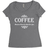coffee Women's Triblend Scoop T-shirt