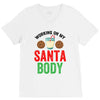 working on my santa body V-Neck Tee