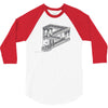 some game involving falling blocks in the style of m.c. escher 3/4 Sleeve Shirt