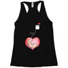 Mom and Baby are Connected to the Heart Racerback Tank