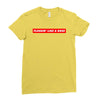 flossin' like a boss Ladies Fitted T-Shirt