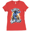 walt smash! Ladies Fitted T-Shirt