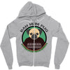 bah hum pug Zipper Hoodie