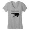 elephants never forget and they never forgive t shirt funny mens tee n Women's V-Neck T-Shirt